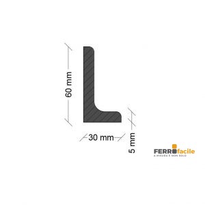 Ferro a L 60x30x5