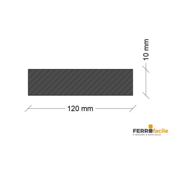 Ferro Piatto 120x10