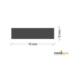 Ferro Piatto 15x5