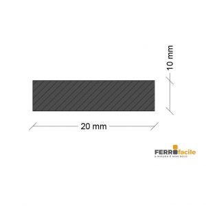 Ferro Piatto 20x10